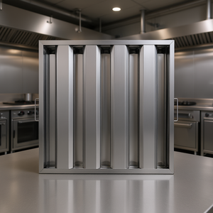 Filtre de hotte de cuisine professionnelle en acier inoxydable 430, 19,5 L x 19,5 H pouces, anti-graisse pour hottes de cuisson - Product Image 2