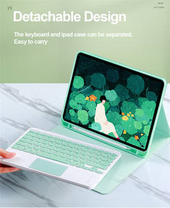 Étui pour clavier et souris sans fil détachable avec support pour crayon pour <span class=keywords><strong>Apple</strong></span> iPad Pro <span class=keywords><strong>11</strong></span> 2022/21/20/19 - Product Image 4