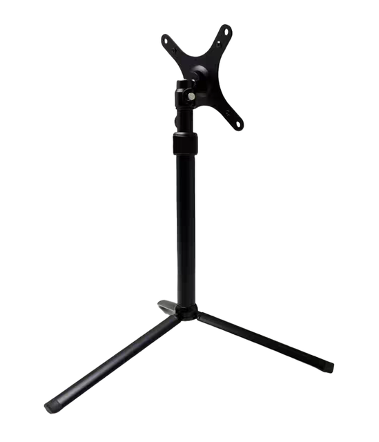 Desktop Telescopic Adjustable Height Screen Tripod Holder Aluminum Portable Monitor Stand