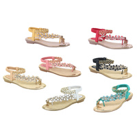 Atalina sandálias femininas de verão, sapatos baixos para mulheres, anel de dedo do pé, confortável, sapatos de praia para mulheres, verão 2021
