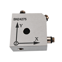Accéléromètre triaxial IEPE piézoélectrique, capteur de vibrations industriel pour la surveillance des machines et les tests d'équipement