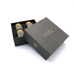 Caja de papel de regalo de lujo botella de vidrio miel abeja tarro embalaje - Product Image 1