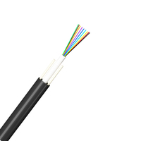 Câble à fibre optique extérieur non métallique GYFXY 12 fibres avec tube central lâche et renfort FRP pour extérieur