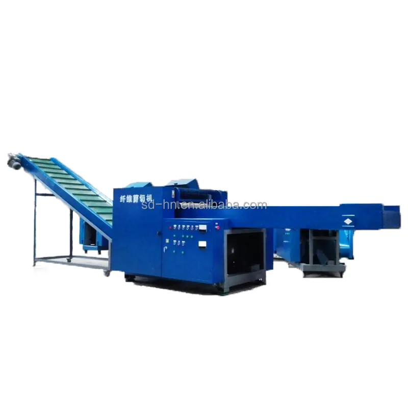 cloth fabric old cloth garment scrap strip chemical fiber Cutting Machine