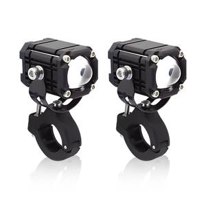 Projecteur LED Moto Haute Puissance Trois Couleurs (Rouge, Jaune, Blanc) Clignotant, Feux Auxiliaires de Remplacement, Garantie 2 Ans, Effet Brouillard Demon - Product Image 4