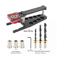 Guide de perçage vertical pour panneaux perforés, outil de positionnement MFT pour le travail du bois et le perçage de chevilles