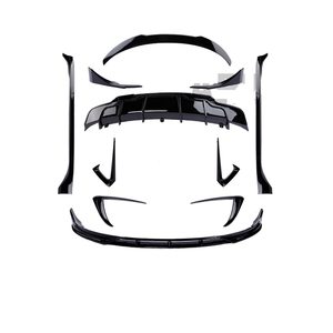 Aileron arrière diffuseur de pare-chocs jupe latérale lèvre avant Aero Kit Kit de carrosserie en fibre de carbone pour Tesla <span class=keywords><strong>Model</strong></span> <span class=keywords><strong>3</strong></span> - Product Image 1