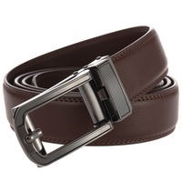 Nouvelle ceinture décontractée pour homme, résistante à l'usure, avec boucle automatique, LY33-22349-1