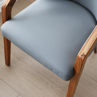 Meubles de salon, salle à manger et restaurant de luxe les plus récents et les moins chers, chaise à structure en bois, table à manger avec plateau en pierre frittée marbrée