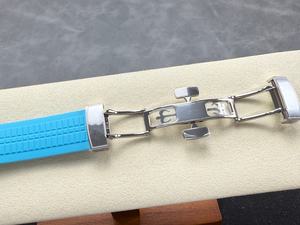 Reloj Mecánico de Lujo, Super Calidad, Resistente al Agua, 40mm, Fábrica DDF, Movimiento ETA 330, Grosor 8.3mm, Correa Azul PP - Product Image 5