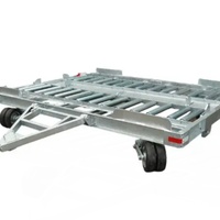 7T Aircraft GSE Container Dolly Airport Pallet Aviation Dolly pour transport spécial