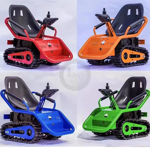 Famoso Vehículo de Juguete Eléctrico para Niños, Tipo Tanque Pequeño con Orugas, para Diversión en Arena y Césped, Todoterreno - Product Image 6