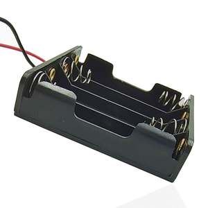 <span class=keywords><strong>UM</strong></span> 3 Batterie halter 1,5 V 4 Zellen Kunststoff batterie gehäuse AA Gehäuse 6 Volt UM3 Batterie halter AA Schwarz - Product Image 4