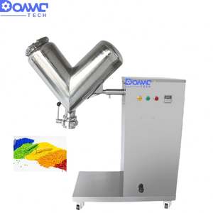 Mezclador en V Pequeño para Laboratorio, Capacidad de 10 Kilos, 20 L, PVC, para Alimentos, Resina, Vitaminas, Lavado, con Motor Homogeneizador para Químicos - Product Image 4