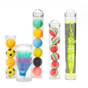 Wholesale Custom Clear Plastic PVC/PET Tube Packaging With EndCap/Transparent Clear Plastic Tubes