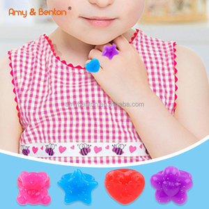 16 pièces filles bijoux en plastique anneaux colorés assortis anneaux en plastique jouet utiliser comme faveurs de fête pour Goody sacs Pinatas remplisseurs - Product Image 3