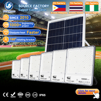 Télécommande Guangdu en aluminium 80w 100w 200w 300w 500w 1000w Ip67 étanche éclairage extérieur Led solaire