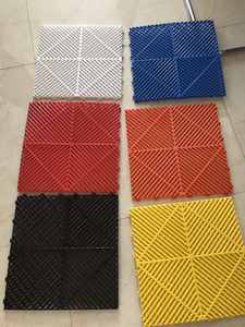 Dalles de sol en PVC antidérapantes pour <span class=keywords><strong>garage</strong></span>, à grille drainante, pour usage intérieur - Product Image 6