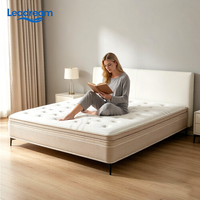 Hochwertige Hotel-Kühlbettmatratze Doppel-, King- und Queen-Size mit Memory-Taschenfederkern und Gel-Memory-Schaum für Schlafzimmer