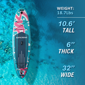 Planche de SUP gonflable légère 10,6 pieds pour sports nautiques, complète avec siège de kayak - Product Image 2