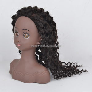 Cabeza <span class=keywords><strong>de</strong></span> Maniquí <span class=keywords><strong>de</strong></span> <span class=keywords><strong>Pelo</strong></span> <span class=keywords><strong>Natural</strong></span> <span class=keywords><strong>de</strong></span> 12 Pulgadas LWL, <span class=keywords><strong>Muñeca</strong></span> <span class=keywords><strong>de</strong></span> Práctica para Niños, Juguete <span class=keywords><strong>de</strong></span> Piel Oscura, Cabeza <span class=keywords><strong>de</strong></span> <span class=keywords><strong>Muñeca</strong></span> Africana Negra para Jugar - Product Image 3