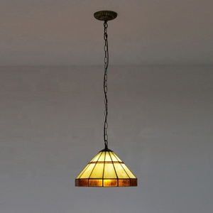 Lámpara de Techo Tiffany Dorchester LongHuiJing, Aplique de una Sola Bombilla, Lámpara de Vidrio Teñido, Lámpara de Mesa para el Hogar - Product Image 5