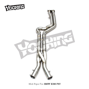 ท่อไอเสียกลางแบบ Bolt-on ขนาด 2.75 นิ้ว รุ่น <span class=keywords><strong>Z</strong></span>/X สำหรับ BMW X3M/X4M F97/F98 3.0T ปี 2019-2023 ท่อไอเสียกลางสำหรับรถแข่ง/ใช้งานทั่วไป - Product Image 2