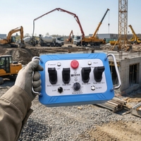 Palancas de Control Joystick Universales BODI 4, CA 220V 380V, IP67 Impermeables, 433MHz, Control Remoto Industrial por Radio, Batería Recargable Automática