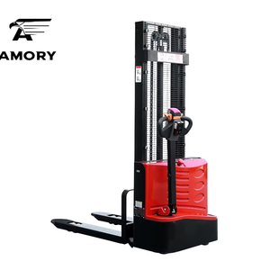 CL1016JE 新型電動パレットスタッカー フォークリフト 1000kg積載量 1600mm最大揚程 1150mmフォーク長 室内/屋外対応 - Product Image 1