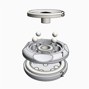Magnetic Master 1.0 Fidget Spinner, marque populaire, jouet de décompression à structure de pièce métallique pour soulager le stress, Coin Pusher - Product Image 4