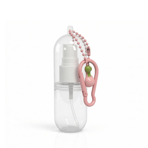 30ml 40ml 50ml Capsule Shape <b>Spray</b> <b>Bottle</b> with Lanyard Portable Fine Mist Travel Atomizer for <b>Perfume</b> Toner - Product Image 5