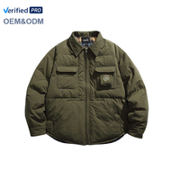 Manteau en duvet de canard blanc décontracté design personnalisé OEM Veste polaire unisexe multi-poches