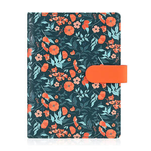 Carpeta A5 personalizada, agenda, planificador, diario de papel, cuaderno, encuadernación de hojas sueltas con cubierta de cuero, 6 anillos recargables - Product Image 5