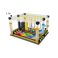 Aire de jeux intérieure Ninja Parkour moderne pour adultes Équipement de parc d'aventure Parcours d'obstacles Ninja Warrior pour adultes et enfants
