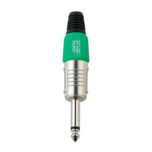 Conector Mono Jack de 6.3mm Verde para Cables de Instrumentos - Product Image 2