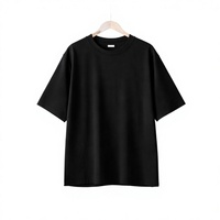 Ensemble de survêtement décontracté d'été pour homme, t-shirt surdimensionné en coton tricoté 100% avec impression personnalisée sur le devant, manches courtes, streetwear deux pièces, séchage rapide