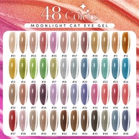 JTING Nouvelle Tendance Ongles : Kit de Vernis Gel Effet Œil de Chat Cristal Clair de Lune 48 Couleurs – Fournisseur OEM/ODM, Personnalisation Gratuite de Marque Privée