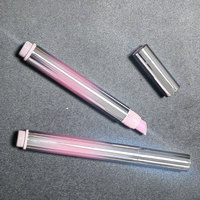 Conteneur vide en plastique personnalisé pour huile à cuticules, stylo de manucure portable avec pierre de quartz rose, vente en gros, fabricant
