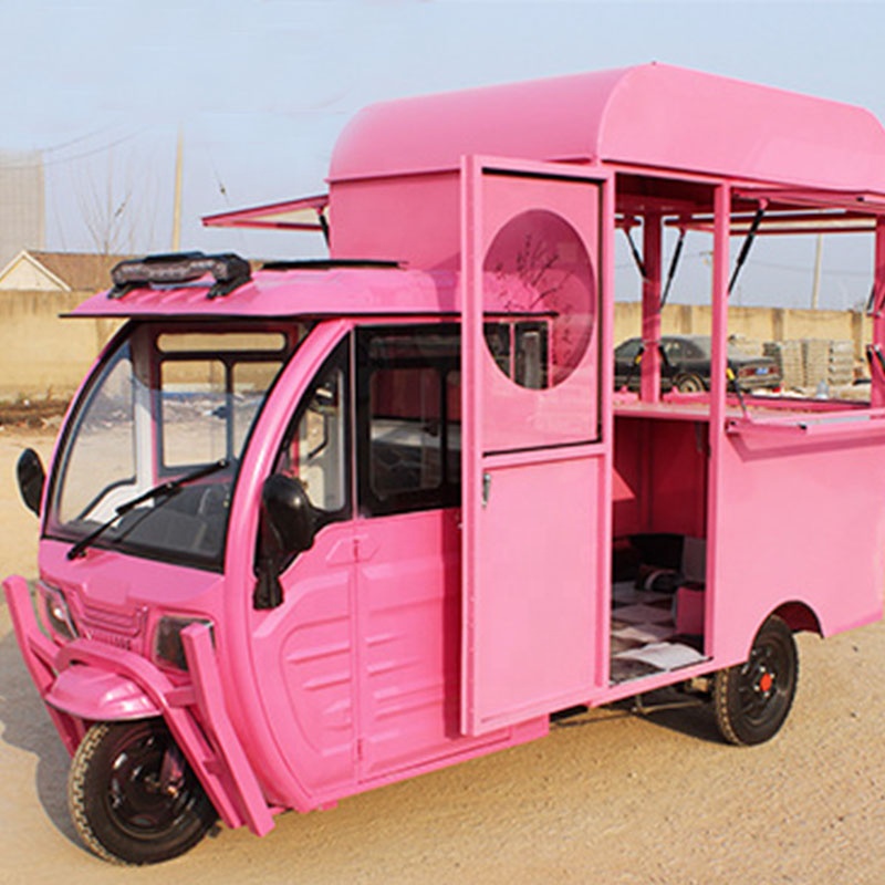 Customized Pedicabs Made In China Cart Sell Snack 48V 60V Multifunction Snack Stand Cart Food Truck Made In China