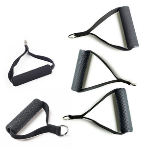 Heavy Duty Tập Thể Dục Xử Lý Cáp Máy Tập Tin Đính Kèm Kháng Ban Nhạc Xử Lý Grips Tập Thể Dục Dây Đeo Stirrup Xử Lý - Product Image 2