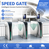Système de contrôle d'accès par reconnaissance faciale RFID avec tourniquet à barrière automatique en acier inoxydable CE 304 pour passage piétonnier à fort débit dans les stades