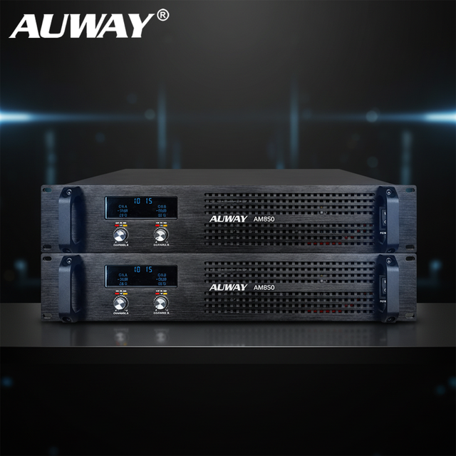 AUWAY AM450 800 Watts 4/8 Ohm 2 Channels Pro Audio Stage Powered Amplifier Guangdong Class H Sound System