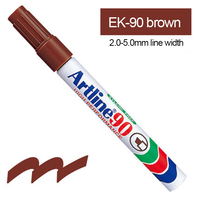 Marqueurs à pointe carrée Artline Original Factory EK-90, ensembles multicolores, stylos de haute qualité