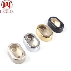 Support <span class=keywords><strong>de</strong></span> tringle <span class=keywords><strong>de</strong></span> penderie ovale chromé en alliage <span class=keywords><strong>de</strong></span> zinc pour accessoires <span class=keywords><strong>de</strong></span> meubles <span class=keywords><strong>LESLIE</strong></span> YT-1510A - Product Image 6