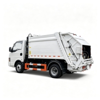 Camion compacteur à ordures JAC 4x2 diesel manuel 5-6 m³ 2-3 tonnes de charge utile Euro 6 pour la collecte des déchets sanitaires