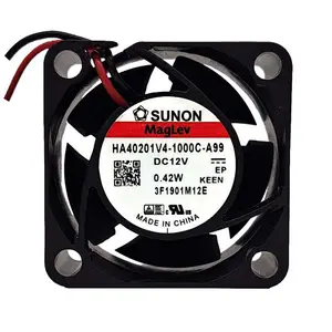 SUNON HA40201V4-1000C-A99 40*40*20mm 4020 DC 12V 0.42W silence ventilateur de refroidissement