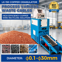 Série de broyeurs domestiques en cuivre Lansing Machinery 30-90 kg/h – Options multi-équipements pour le recyclage des câbles