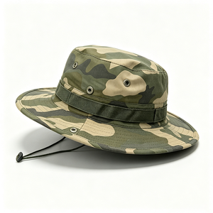 Chapeau Boonie personnalisé avec motif camouflage, large bord, protection UV, pour le sport, les voyages, la vie quotidienne, la chasse, la pêche, unisexe, adulte - Product Image 6