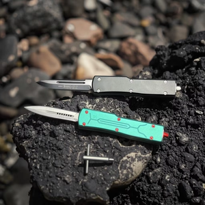 سكين تخييم من الألومنيوم باستخدام الحاسب الآلي ممتاز D2 أو النشر السريع أداة مساعدة EDC التكتيكية المتطورة خفيفة الوزن متينة سهلة الاستخدام - Product Image 3