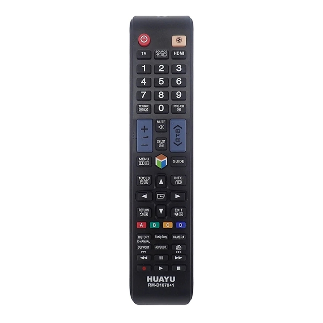 Sam Sung Universal TV LCD HD Smart TV Remote Control RM-D1078+2 433MHz Frequency Automatic Function Metal Plastic Rolling
